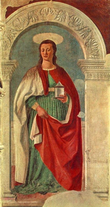 Piero della Francesca Saint Mary Magdalen Sweden oil painting art